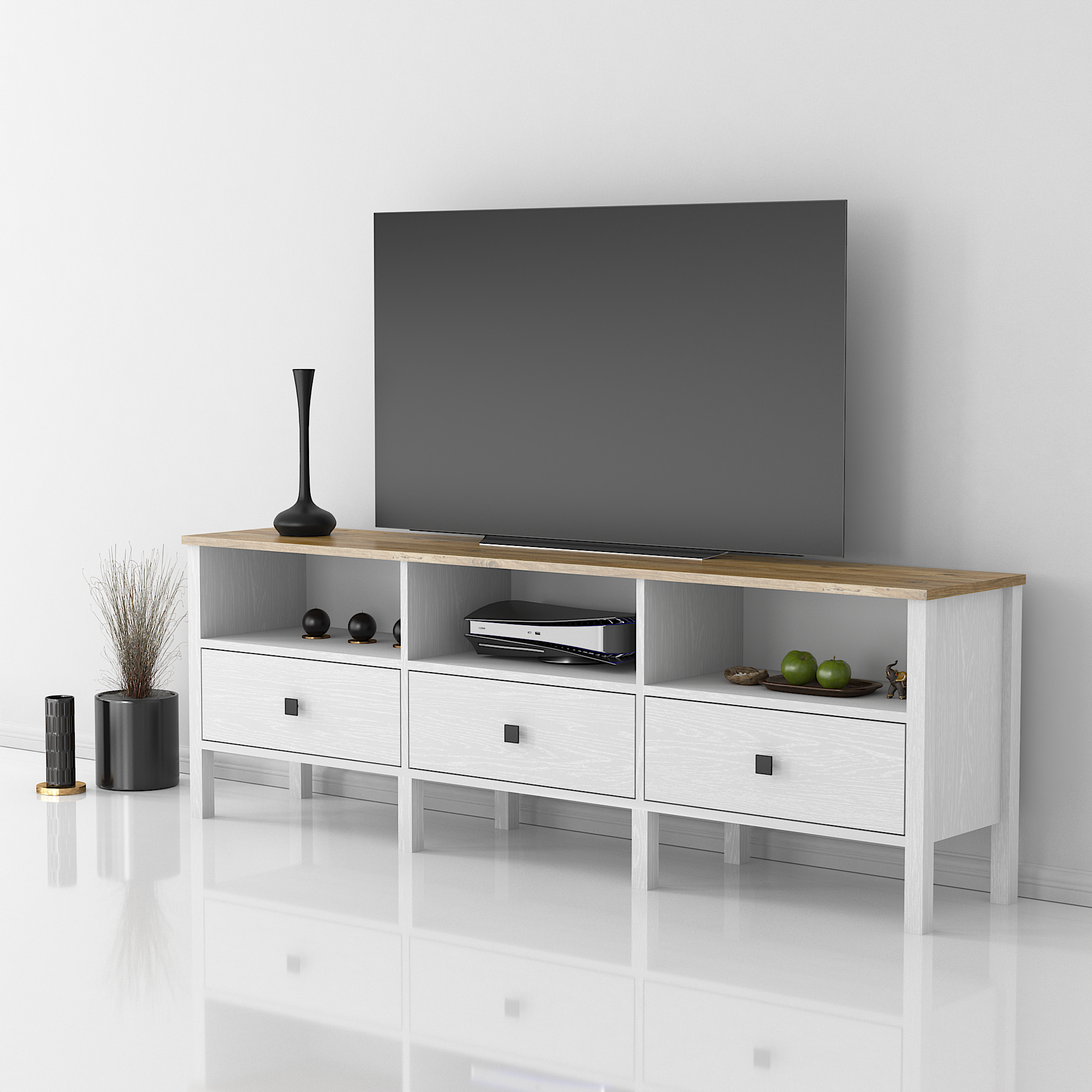 Rose 3 Kapaklı TV Ünitesi